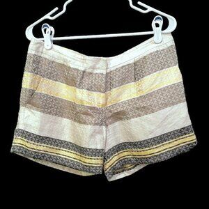 Tommy Bahama Womens Shorts 100% Silk Brown Casual Dress Shorts Size 4